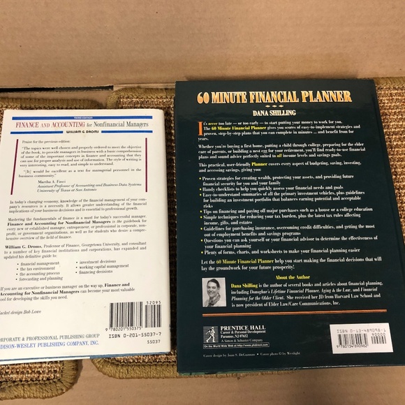 2 Finance Accounting Planning Basics Books: 60 Min Planner, Nonfinancial Manager - Picture 2 of 15
